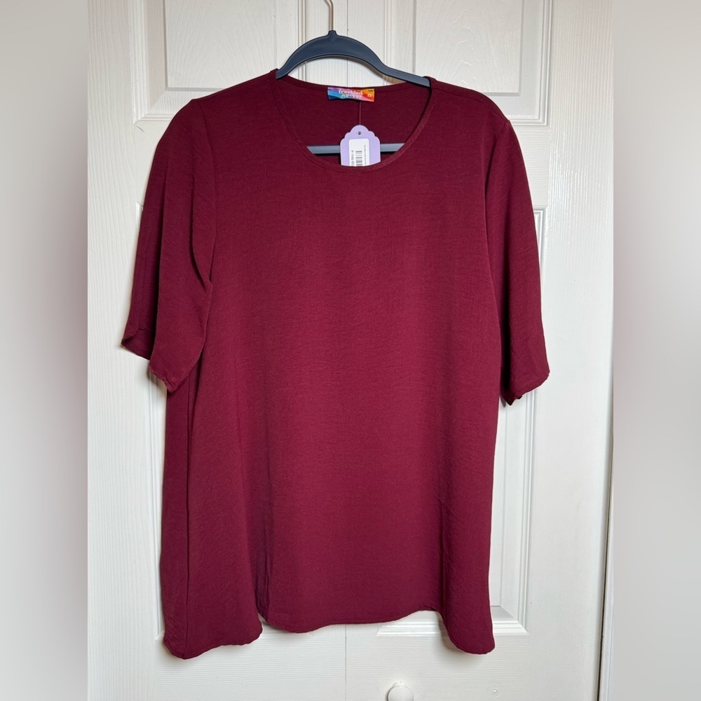 Chic Maroon Women's Blouse